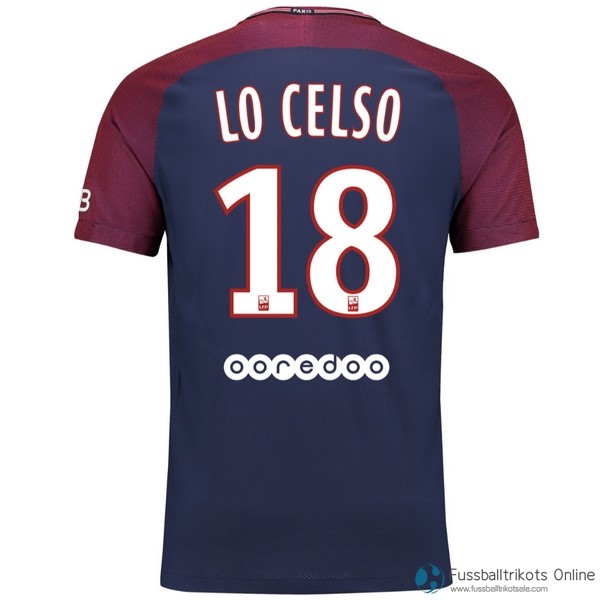 Paris Saint Germain Trikot Heim Lo Celso 2017-18 Fussballtrikots Günstig